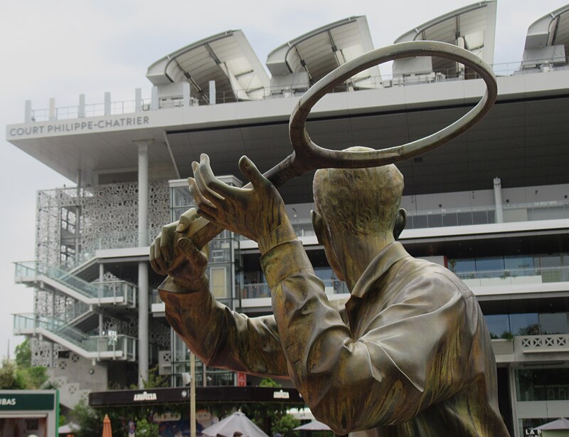 Court Philippe Chatrier exterior view at Roland Garros 2024 — Photo: Chabe01, CC BY-SA 4.0