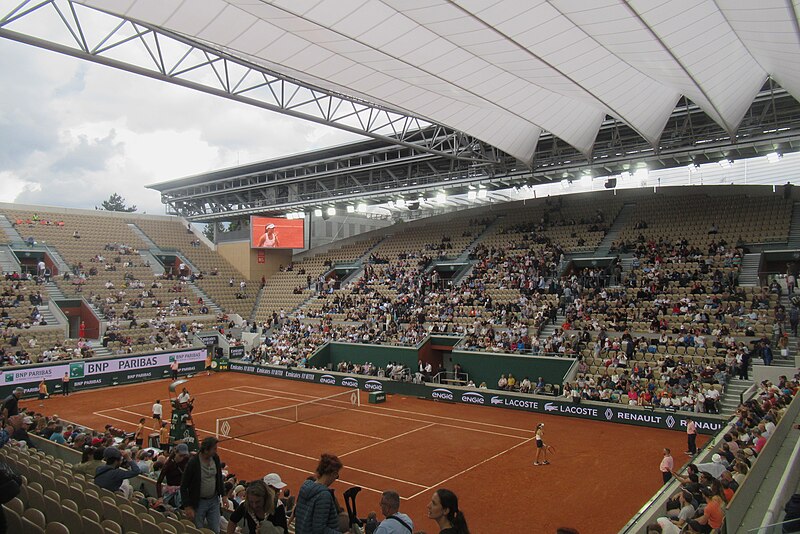 Court Suzanne-Lenglen at Roland Garros 2024 — Photo: Chabe01, CC BY-SA 4.0